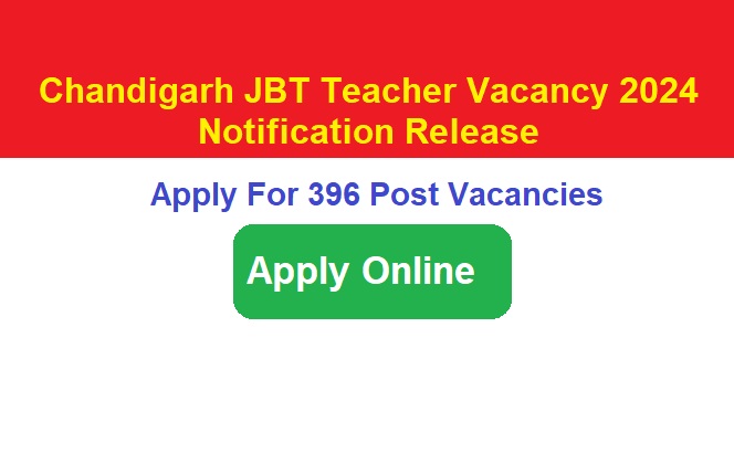 Chandigarh JBT Teacher Recruitment