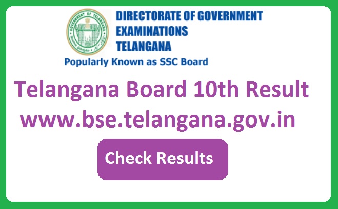 Telangana Board SSC Result 2024 Check Direct Link By Name & Roll No.